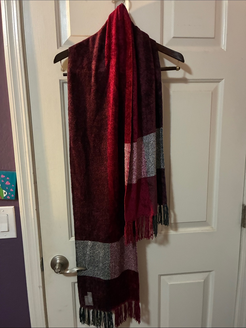 CHARTER CLUB VELOUR SCARF